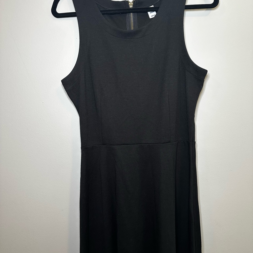 Old Navy Black Sheath Mini Dress Crew Neck